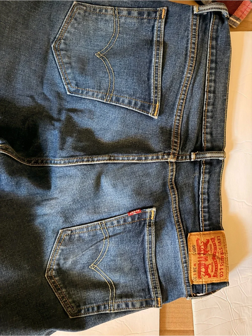 Levi’s 505 Men's Dark Blue Straight-Leg Jeans